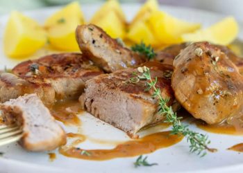 Schweinemedaillons in Pfefferrahmsauce