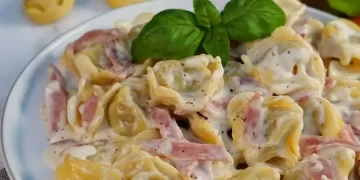 Tortellini mit Schinken