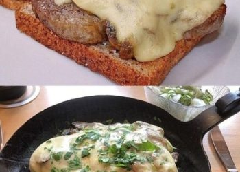 Jägertoast mit Käse überbacken mit Suchtfaktor 100