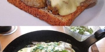 Jägertoast mit Käse überbacken mit Suchtfaktor 100