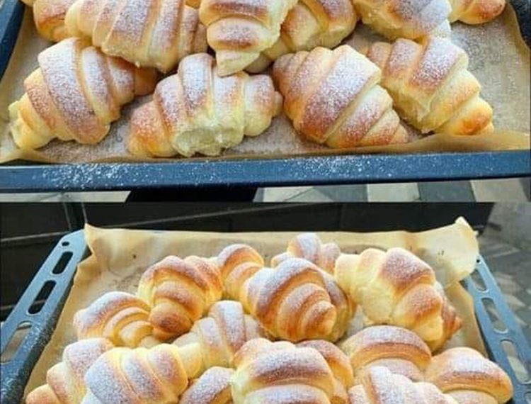 Großmutters Puddinghörnchen in 10 Minuten im Ofen, unglaublich lecker