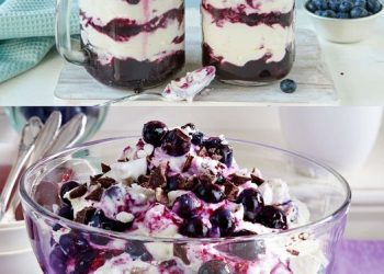 Heidelbeer-Mascarpone Dessert