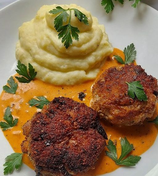 Frikadellen Mit Kartoffelbrei Und Zwiebelrahmsoße: Ein Klassiker Der Hausmannskost