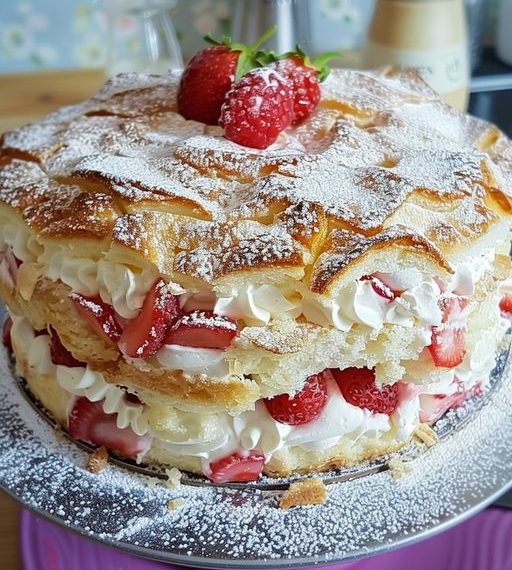 Schneemoussetorte mit Erdbeeren: Ein himmlisches Vergnügen