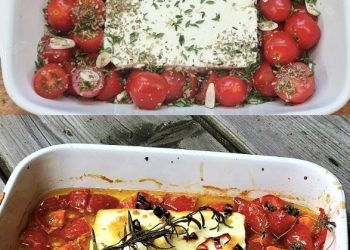 Gebackener Feta mit Tomaten, Ein tolles Gericht sehr lecker