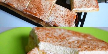 Apfelkuchen mit 2 Becher Schlagsahne & 2 Becher Schmand