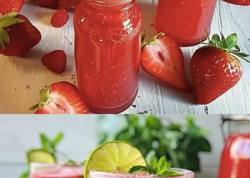 Erdbeerlimes, lecker frisch und leckeeeer