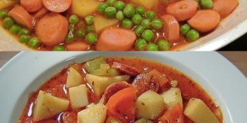 Räubertopf mit Wiener Würstchen, Schmeckt Fantastisch