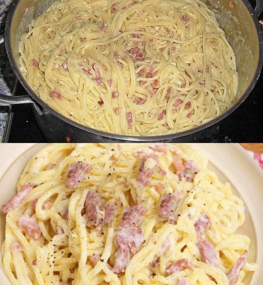 Blitzschnelle Spaghetti Carbonara in wenigen Minuten