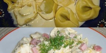 Tortellini mit Käse Sahne Soße, Mhmm ein Tolles Gericht!