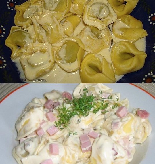 Tortellini mit Käse Sahne Soße, Mhmm ein Tolles Gericht!