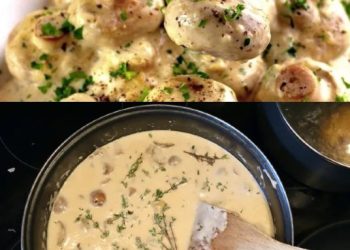 Knoblauchpilze in Parmesankäse, Oh mann ist der lecker