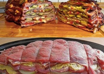 Schichtbraten in Senfsauce