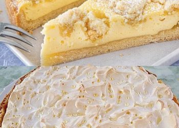 Quark Schneekuchen mit Vanillepudding in 10 Minuten