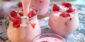 Erdbeerbowle Mit Jogurt Die Ist Bei Mir Jedes Jahr Ein Muss