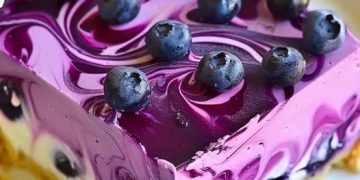 Heidelbeeren Kasekuchen