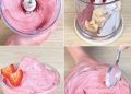 Erdbeercreme mit 3 Zutaten, leckeeeer