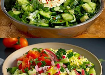 Essen Sie diesen Gurkensalat jeden Tag zum Abendessen und Sie werden Bauchfett verlieren!