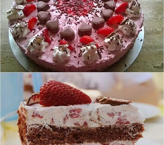 Erdbeer-Yogurette-Torte-Mit-Nussboden