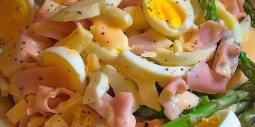 Spargelsalat Mit Schinken Und Ei