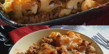 Blumenkohl Mit Hackfleisch, Mit Suchtfaktor