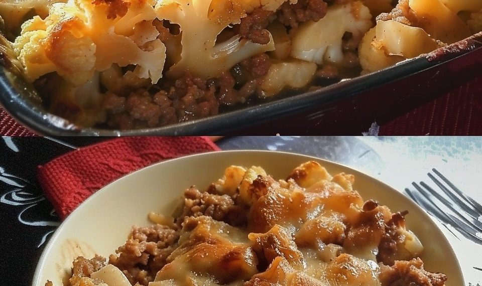 Blumenkohl Mit Hackfleisch, Mit Suchtfaktor