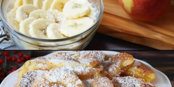 Apfel Joghurt Pfannkuchen in 3 Minuten fertig