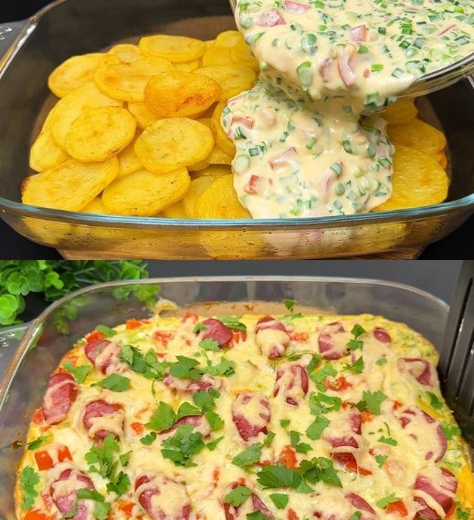 Herzhafter Kartoffelauflauf