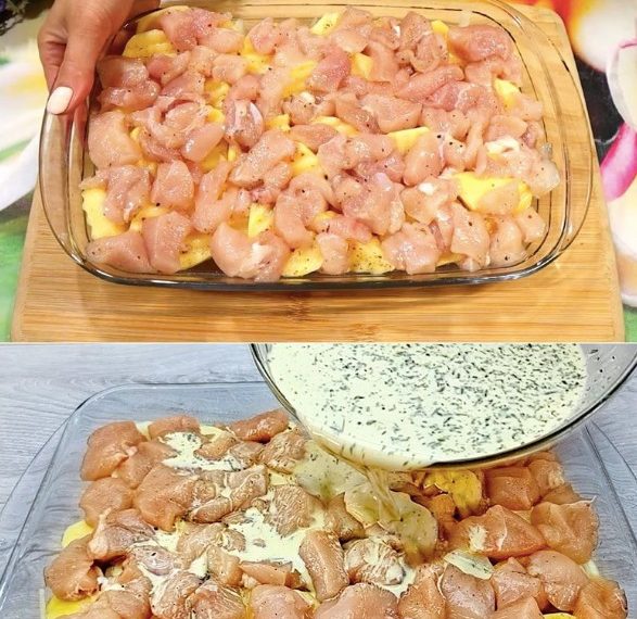 Hähnchen Kartoffel Gratin, Wooow der Duft alleine