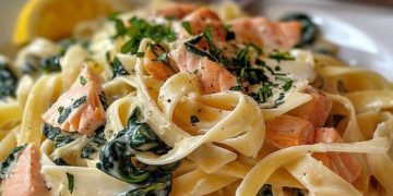 Lachspasta