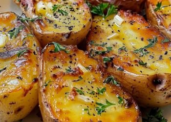 Ofenkartoffeln mit Knoblauch und Butter