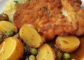 Schnitzel mit Rosenkohl