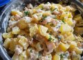 Kalorienarmer Kartoffelsalat mit Joghurt & Gurke