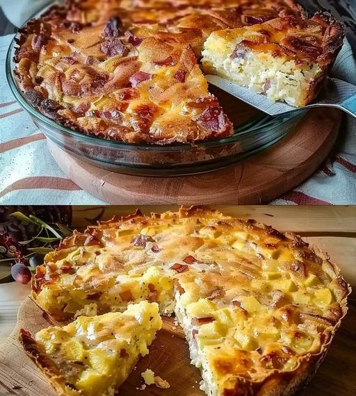 Bodenloser Zwiebelkuchen