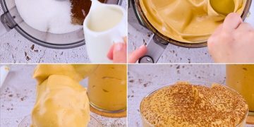 Kaffee-Spumone: das Rezept für ein schnelles und leckeres Löffeldessert