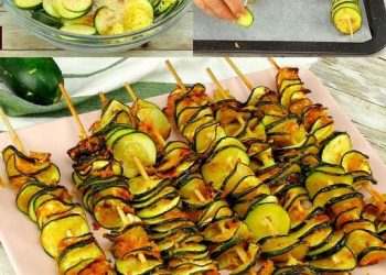 Zucchinispieße: das Rezept für eine originelle, köstliche und einzigartige Beilage für Ihre Sommergrillabende!