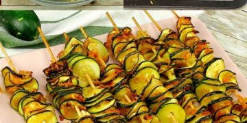 Zucchinispieße: das Rezept für eine originelle, köstliche und einzigartige Beilage für Ihre Sommergrillabende!