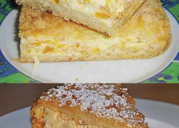 Streuselkuchen mit Mandarine, Zum verrückt werden lecker