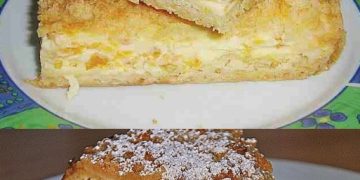Streuselkuchen mit Mandarine, Zum verrückt werden lecker