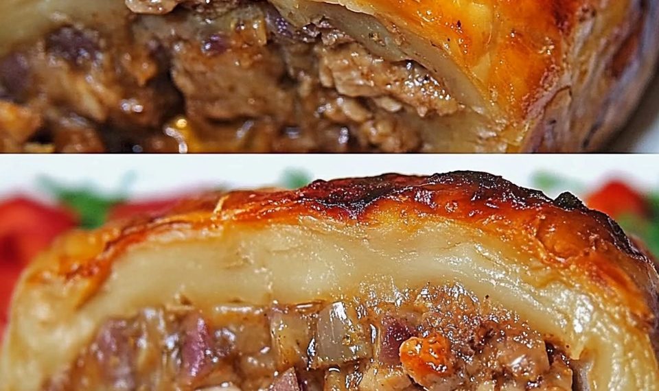 Käse Hackbraten in Blätterteig – Der macht mich verrückt!