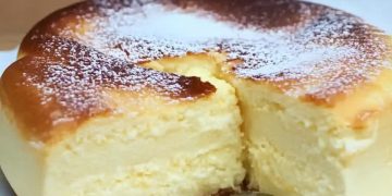 Käsekuchen ohne Boden in 2 Minuten zubereitet !