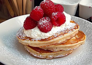 Erdbeer-Vanille-Pancakes