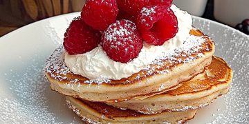Erdbeer-Vanille-Pancakes