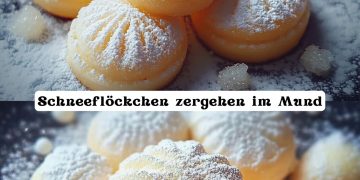 Schneeflöckchen zergehen im Mund