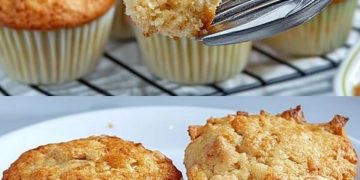 Apfel Haferflocken Muffins