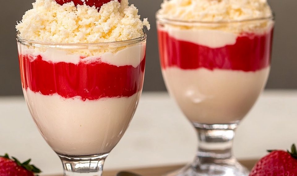 Spaghetti-Eis Dessert