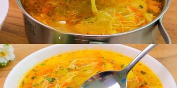 Meine Großmutter ist kerngesund, diese Gemüsesuppe ist wie Medizin