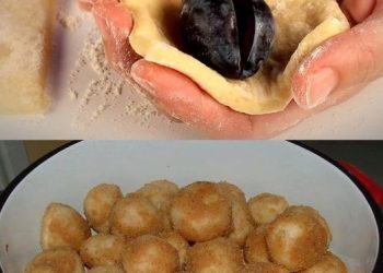 Zwetschgenknödel mit Schmand einfach nur Perfekt