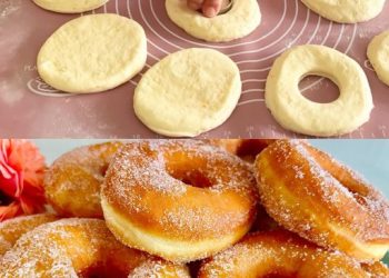 Rezept für frittierte Donuts