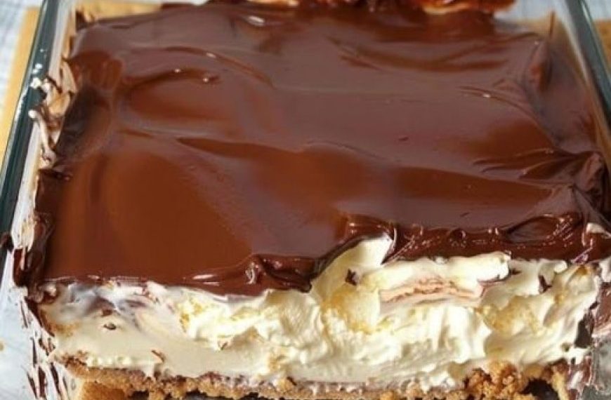 Dekadentes schnelles Schokoladendessert ohne Backen